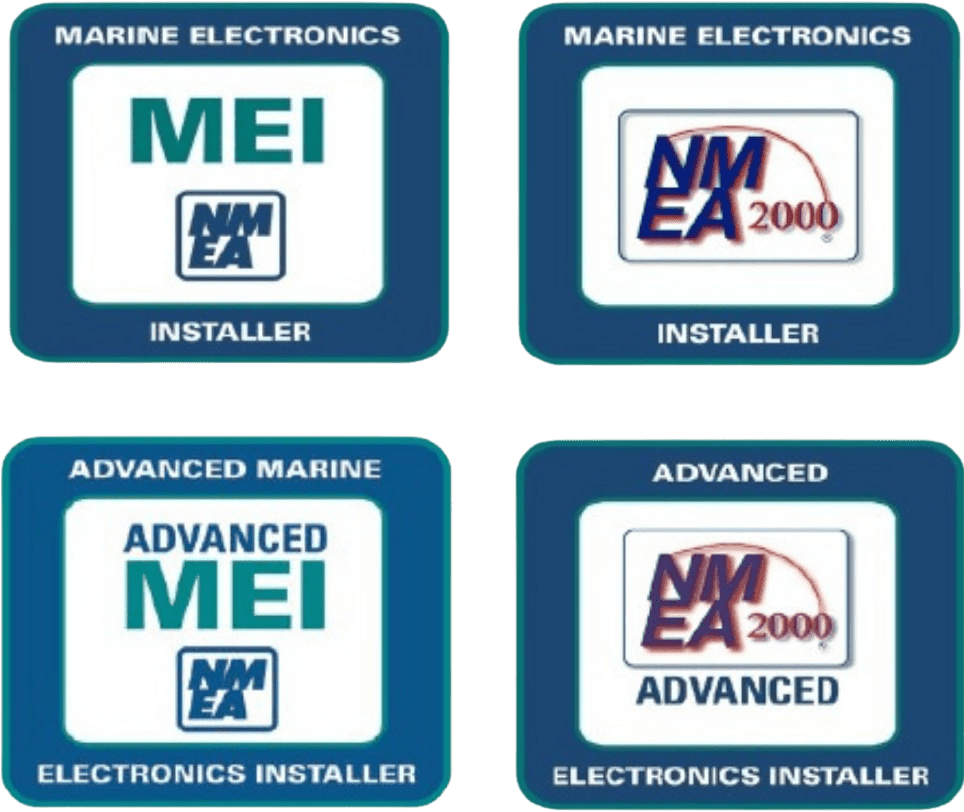 NMEA Certified installer logos