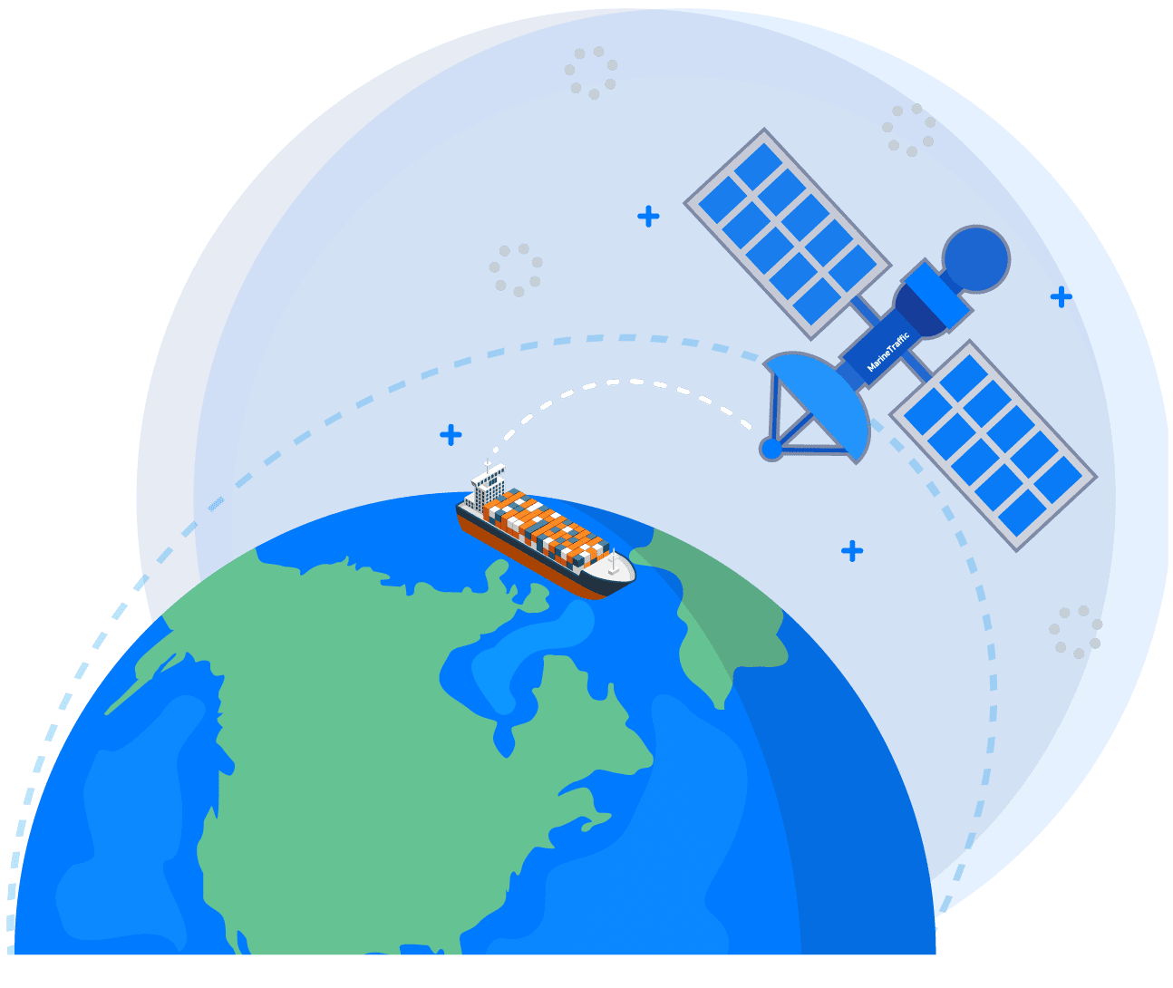 Satellite illustration